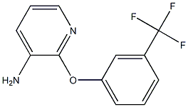 2-[3-(trifluoromethyl)phenoxy]pyridin-3-amine 结构式