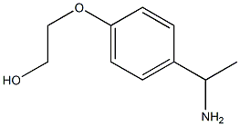 2-[4-(1-aminoethyl)phenoxy]ethan-1-ol 结构式