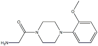 2-[4-(2-methoxyphenyl)piperazin-1-yl]-2-oxoethanamine 结构式