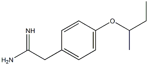 2-[4-(butan-2-yloxy)phenyl]ethanimidamide 结构式