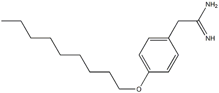 2-[4-(nonyloxy)phenyl]ethanimidamide 结构式