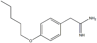 2-[4-(pentyloxy)phenyl]ethanimidamide 结构式