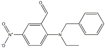 2-[benzyl(ethyl)amino]-5-nitrobenzaldehyde 结构式