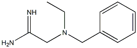 2-[benzyl(ethyl)amino]ethanimidamide 结构式