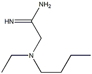 2-[butyl(ethyl)amino]ethanimidamide 结构式