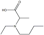 2-[butyl(ethyl)amino]propanoic acid 结构式