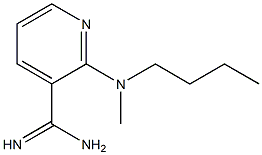 2-[butyl(methyl)amino]pyridine-3-carboximidamide 结构式