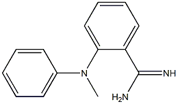 2-[methyl(phenyl)amino]benzene-1-carboximidamide 结构式