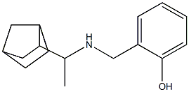 2-{[(1-{bicyclo[2.2.1]heptan-2-yl}ethyl)amino]methyl}phenol 结构式