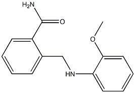 2-{[(2-methoxyphenyl)amino]methyl}benzamide 结构式