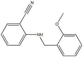 2-{[(2-methoxyphenyl)methyl]amino}benzonitrile 结构式