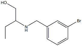 2-{[(3-bromophenyl)methyl]amino}butan-1-ol 结构式