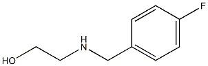 2-{[(4-fluorophenyl)methyl]amino}ethan-1-ol 结构式