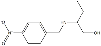 2-{[(4-nitrophenyl)methyl]amino}butan-1-ol 结构式