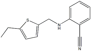 2-{[(5-ethylthiophen-2-yl)methyl]amino}benzonitrile 结构式