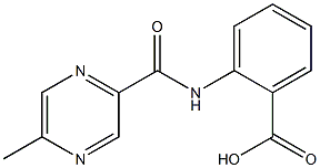 2-{[(5-methylpyrazin-2-yl)carbonyl]amino}benzoic acid 结构式