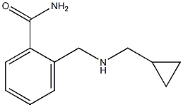 2-{[(cyclopropylmethyl)amino]methyl}benzamide 结构式