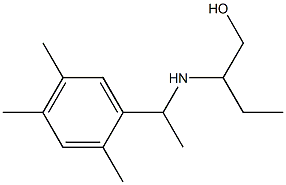 2-{[1-(2,4,5-trimethylphenyl)ethyl]amino}butan-1-ol 结构式