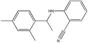 2-{[1-(2,4-dimethylphenyl)ethyl]amino}benzonitrile 结构式