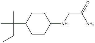 2-{[4-(1,1-dimethylpropyl)cyclohexyl]amino}acetamide 结构式