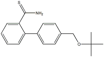 2-{4-[(tert-butoxy)methyl]phenyl}benzene-1-carbothioamide 结构式