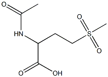 2-acetamido-4-methanesulfonylbutanoic acid 结构式