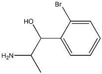 2-amino-1-(2-bromophenyl)propan-1-ol 结构式