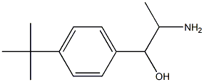 2-amino-1-(4-tert-butylphenyl)propan-1-ol 结构式