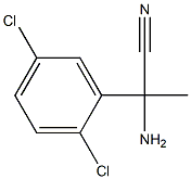2-amino-2-(2,5-dichlorophenyl)propanenitrile 结构式