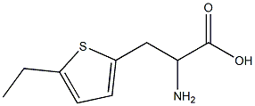 2-amino-3-(5-ethylthien-2-yl)propanoic acid 结构式