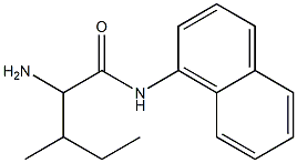 2-amino-3-methyl-N-1-naphthylpentanamide 结构式