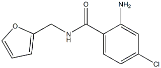 2-amino-4-chloro-N-(2-furylmethyl)benzamide 结构式