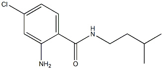 2-amino-4-chloro-N-(3-methylbutyl)benzamide 结构式