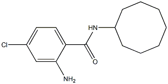 2-amino-4-chloro-N-cyclooctylbenzamide 结构式