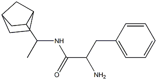 2-amino-N-(1-bicyclo[2.2.1]hept-2-ylethyl)-3-phenylpropanamide 结构式