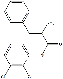 2-amino-N-(2,3-dichlorophenyl)-3-phenylpropanamide 结构式