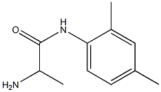 2-amino-N-(2,4-dimethylphenyl)propanamide 结构式