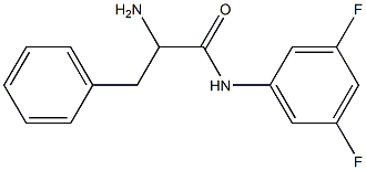 2-amino-N-(3,5-difluorophenyl)-3-phenylpropanamide 结构式