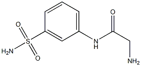 2-amino-N-[3-(aminosulfonyl)phenyl]acetamide 结构式