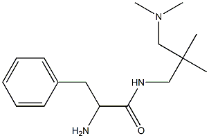 2-amino-N-[3-(dimethylamino)-2,2-dimethylpropyl]-3-phenylpropanamide 结构式