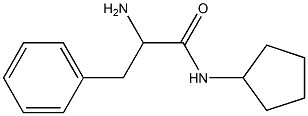 2-amino-N-cyclopentyl-3-phenylpropanamide 结构式