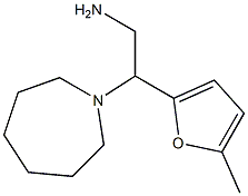 2-azepan-1-yl-2-(5-methyl-2-furyl)ethanamine 结构式