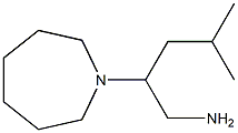 2-azepan-1-yl-4-methylpentan-1-amine 结构式