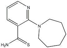 2-azepan-1-ylpyridine-3-carbothioamide 结构式