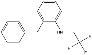 2-benzyl-N-(2,2,2-trifluoroethyl)aniline 结构式