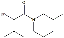 2-bromo-3-methyl-N,N-dipropylbutanamide 结构式