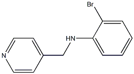 2-bromo-N-(pyridin-4-ylmethyl)aniline 结构式