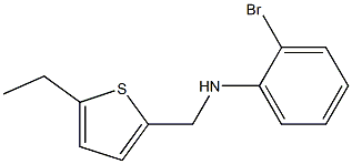 2-bromo-N-[(5-ethylthiophen-2-yl)methyl]aniline 结构式