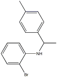 2-bromo-N-[1-(4-methylphenyl)ethyl]aniline 结构式