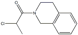 2-chloro-1-(1,2,3,4-tetrahydroisoquinolin-2-yl)propan-1-one 结构式